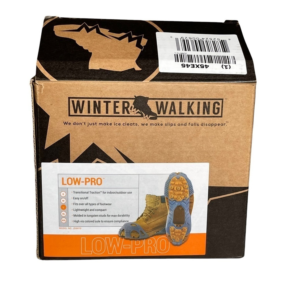 Winter Walking LOW-PRO® TRANSITIONAL TRACTION® Ice Cleats Size Large NWT